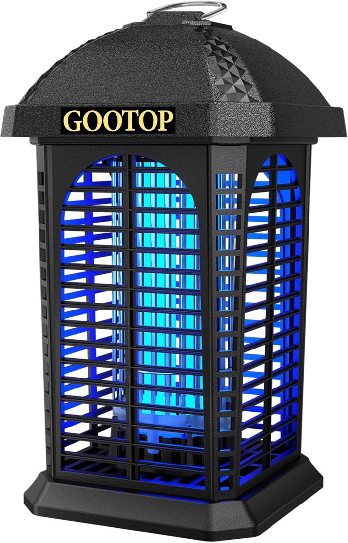 GOOTOP Zap T6 Pro lantern: black ABS housing around a 4200V grid
